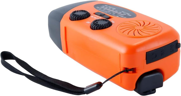 Solarradio, Survival-Handkurbel-Dynamo, AM/FM-Notwetterradio, Für Den Haushalt Und Outdoor-Camping,