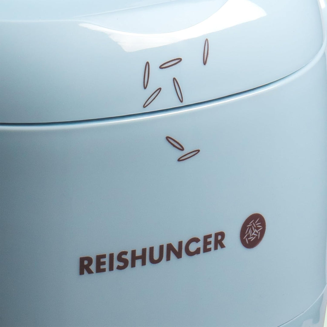 REISHUNGER Mini Reiskocher – 0,3L – 1-2 Portionen – Starterset – Hellblau, Hellblau