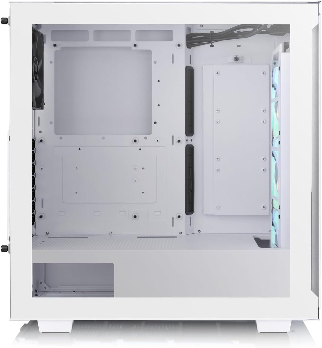 Thermaltake V350 TG ARGB Air Snow White PC-Chassis Mid-Tower-ATX-Gehäuse 4mm gehärtetes Glas 4X Lüft