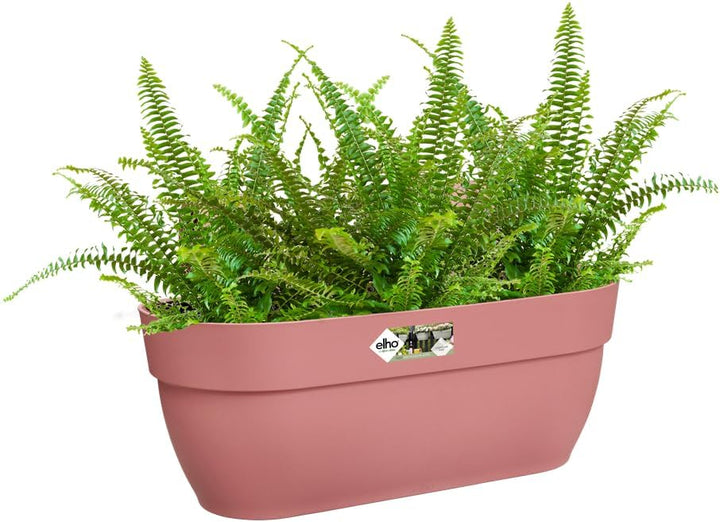 elho Vibia Campana Easy Hanger L 46 - Übertopf für Balkon & Aussen - Ø 46.0 x H 26.5 cm - Rosa/Puder