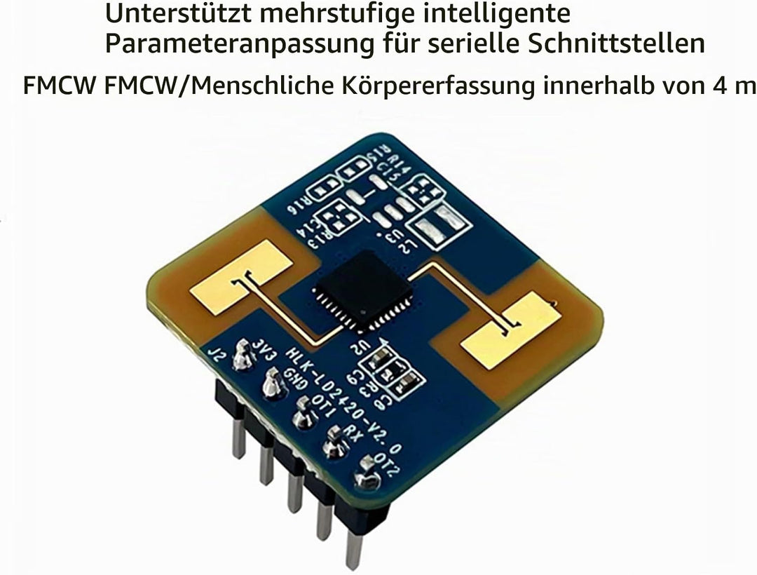 2X 24G mmWave LD2420 Radarsensor-Bewegungserkennungsmodul für Menschliche Anwesenheit