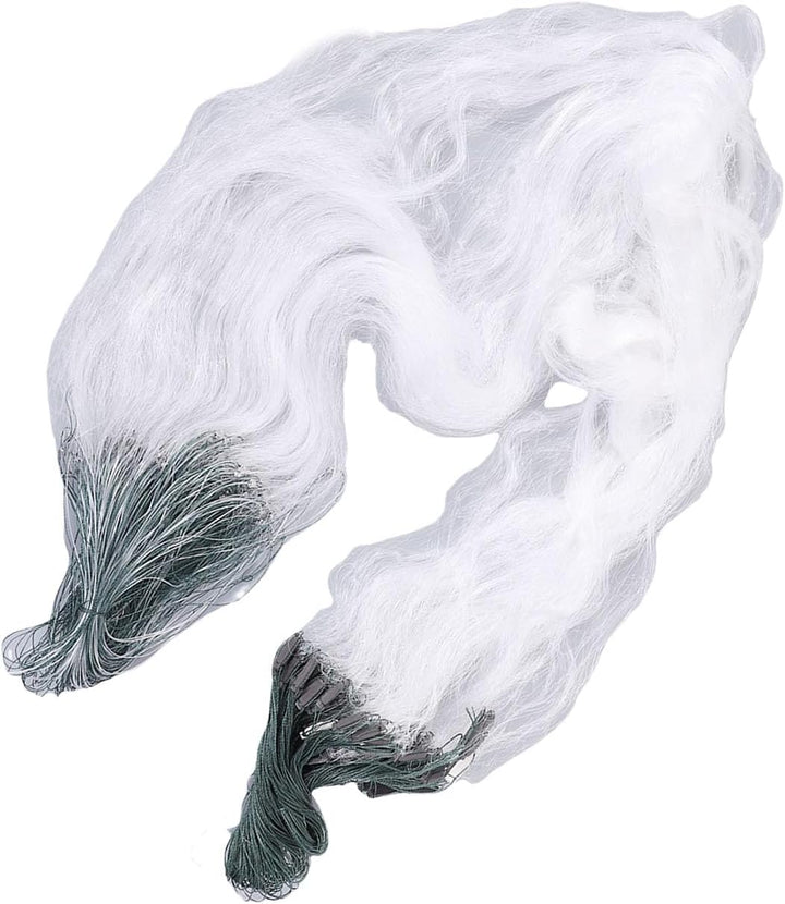 50 m Länge 1,5 m Höhe 3 Schichten schweres Fischernetz mit Schwimmfischzubehör(4 Finger) Blau, Blau