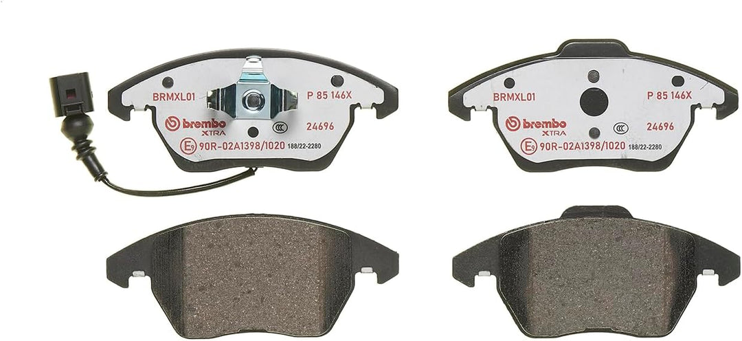 BREMBO Bremsbeläge Vorne (P 85 146X) passend für SEAT Altea Xl SKODA Yeti VW Caddy III