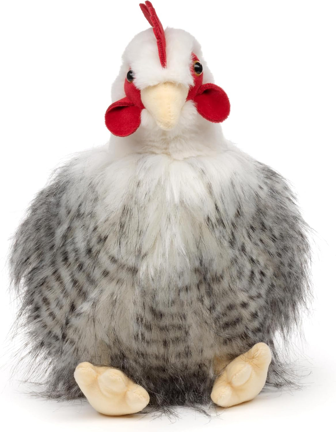 Uni-Toys - Henne, sitzend (mit Ei) - 25 cm (Höhe) - Plüsch-Huhn, Vogel - Plüschtier, Kuscheltier Hen