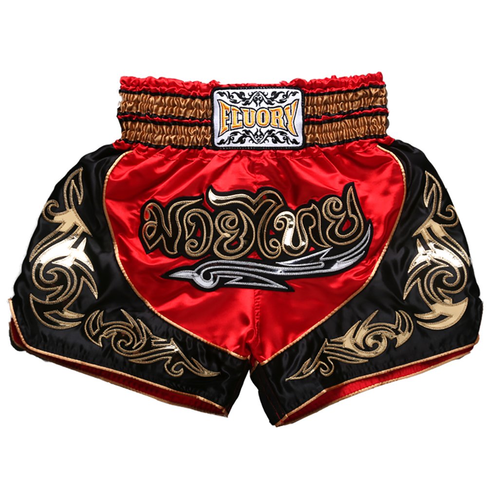 FLUORY Kampfshorts für Muay Thai, MMA-Shorts, Trainingsbekleidung, Cage-Fight, Grappling, Kampfsport