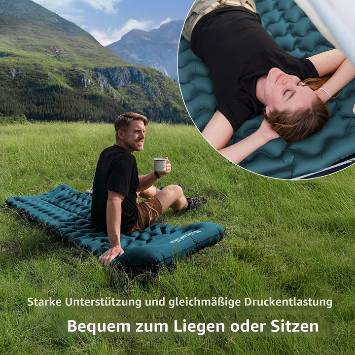 Naturehike Ultraleichte Aufblasbare isomatte - Isomatte Leicht Einzelne Schlafmatten Luftkissen Outd