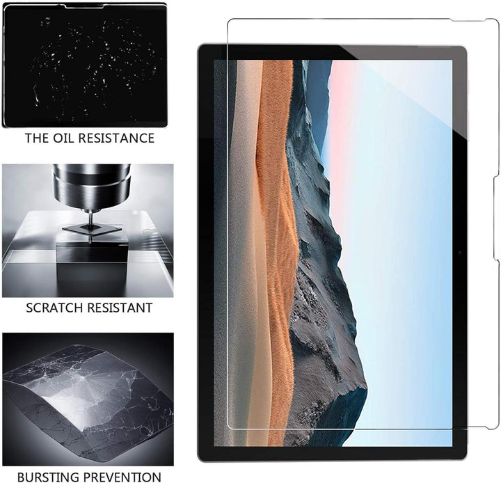 MEGOO [2 Stück] Surface Book 3/2/1 Displayschutzfolie, gehärtetes Glas/einfache Installation/blasenf