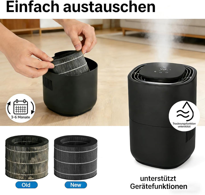 LB 200 / LB 300 Plus Filter Nachkaufset für Beurer LB 200 / LB 300 Plus Luftbefeuchter - 2 Stück Ver