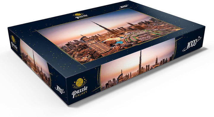 Skyline von Dubai am Morgen - Premium 1000 Teile Puzzle - MyPuzzle Sonderkollektion von Puzzle Galax