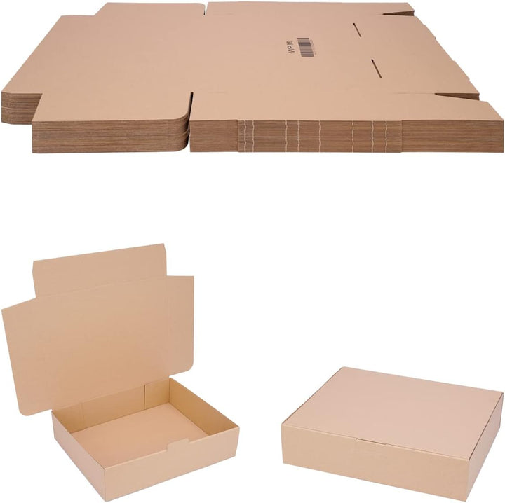 50 Faltschachteln Braun | 365 x 300 x 95mm - WP M | Versandkarton DHL Karton Hermes DPD GLS Verpacku