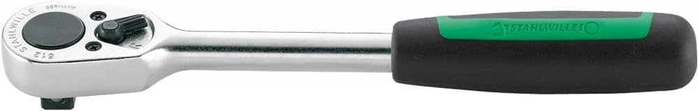 STAHLWILLE 512 | 1/2“ Ratsche mit 36 Zähnen, umschaltbar | Länge 265,5 mm | extrem robust | ergonomi