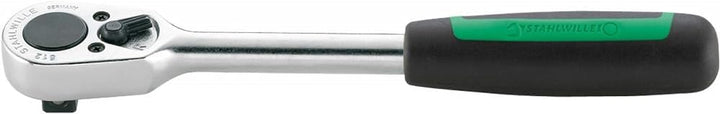 STAHLWILLE 512 | 1/2“ Ratsche mit 36 Zähnen, umschaltbar | Länge 265,5 mm | extrem robust | ergonomi
