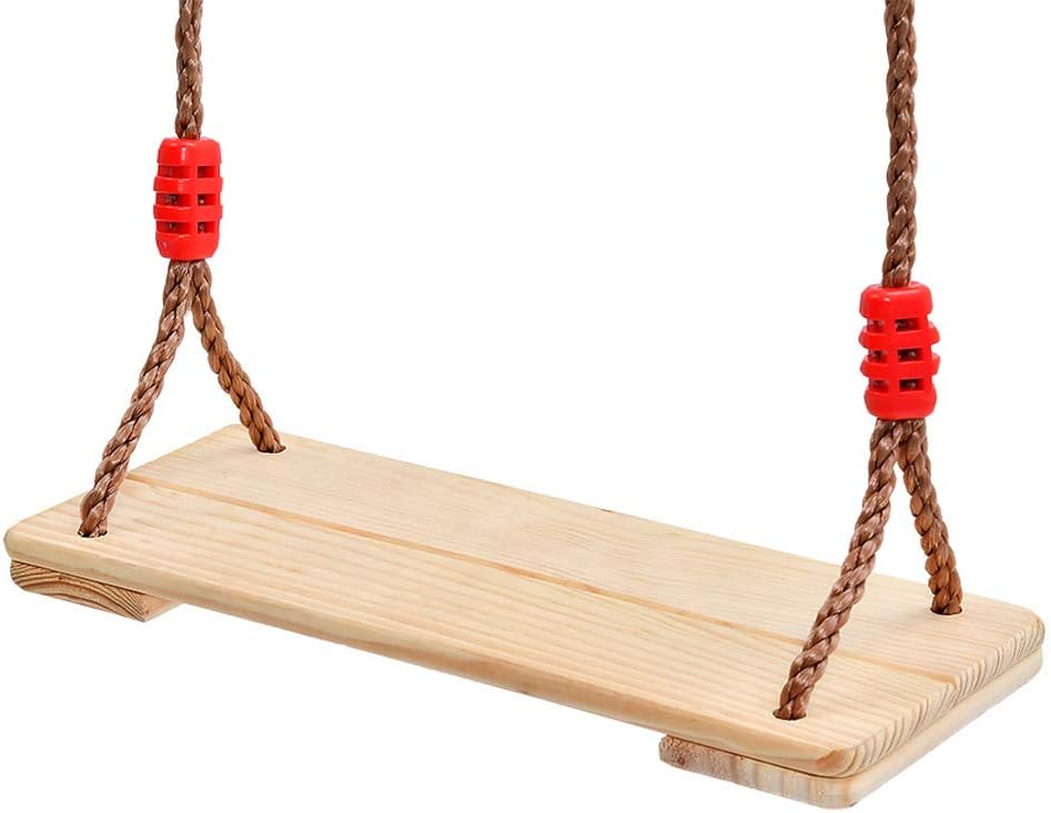 Huike Holz Schaukelsitz Erwachsene Schaukel Kinderschaukel Garten Brettschaukel für Outdoor &amp; Indoor
