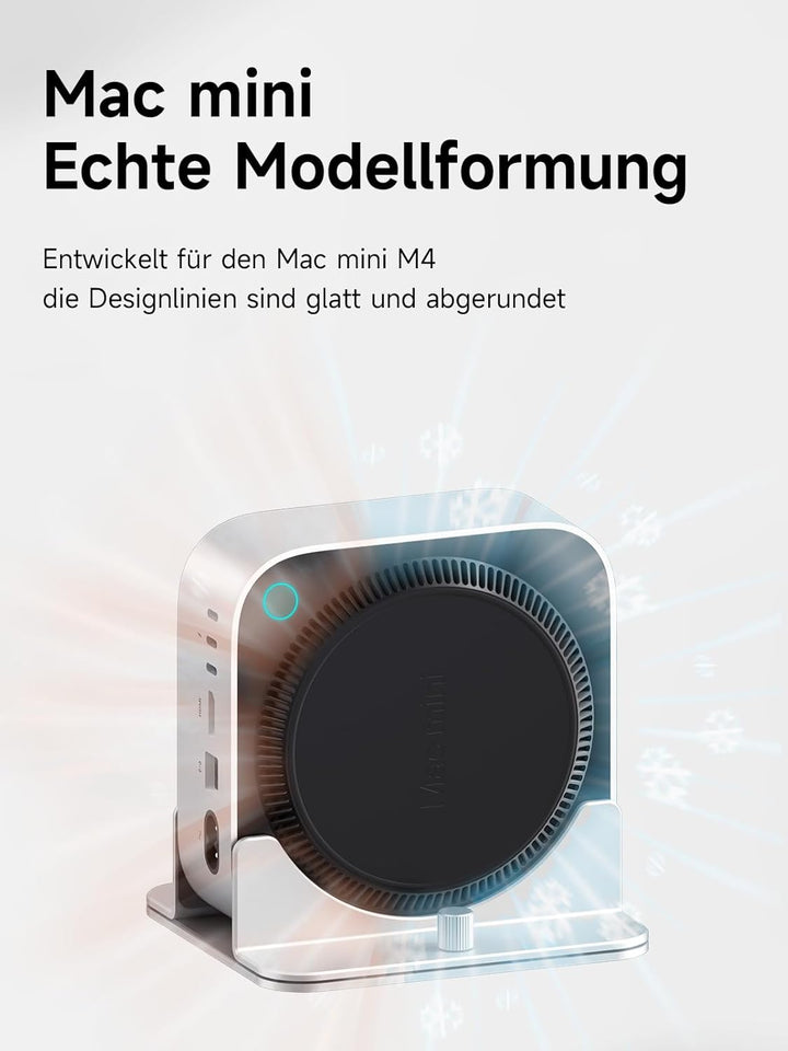 Hagibis Mac mini m4 Pro Stand | Aluminiumlegierung-Halterung Für Mac mini M4/M4 Pro 2024 – Kühlender