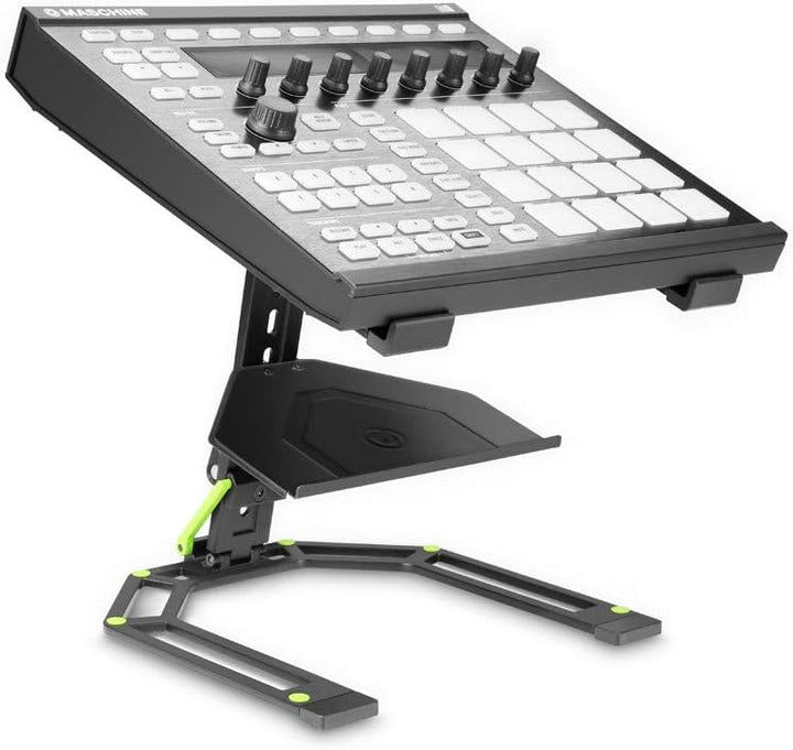 Gravity LTS 01 B - Verstellbarer Ständer für Laptops und Controller mit Belastbarkeit bis 8 kg, schw