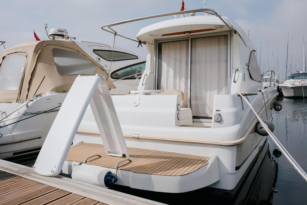 Poseidon Seamarkt Faltbare Carbon-Gangway | 200 cm | UV-geschützt | rutschfeste Unterseite | Tragkra