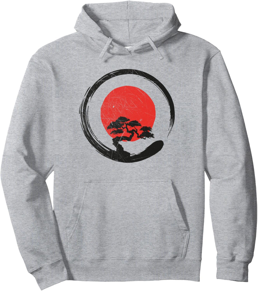 Buddhismus Spiritual - Buddha Zen Enso Circle buddhistisches T-Shirt Pullover Hoodie