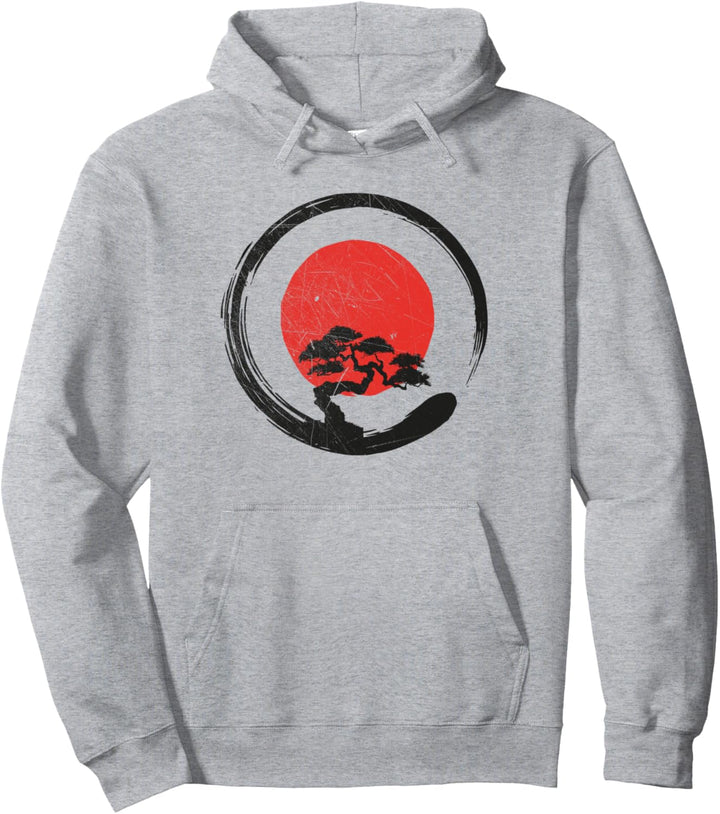 Buddhismus Spiritual - Buddha Zen Enso Circle buddhistisches T-Shirt Pullover Hoodie