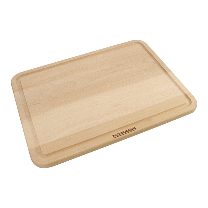 Fackelmann Buchenholz Schneidbrett 30 x 23 cm – Robust &amp; Nachhaltig, Ideal für die Küchenarbeit, pra