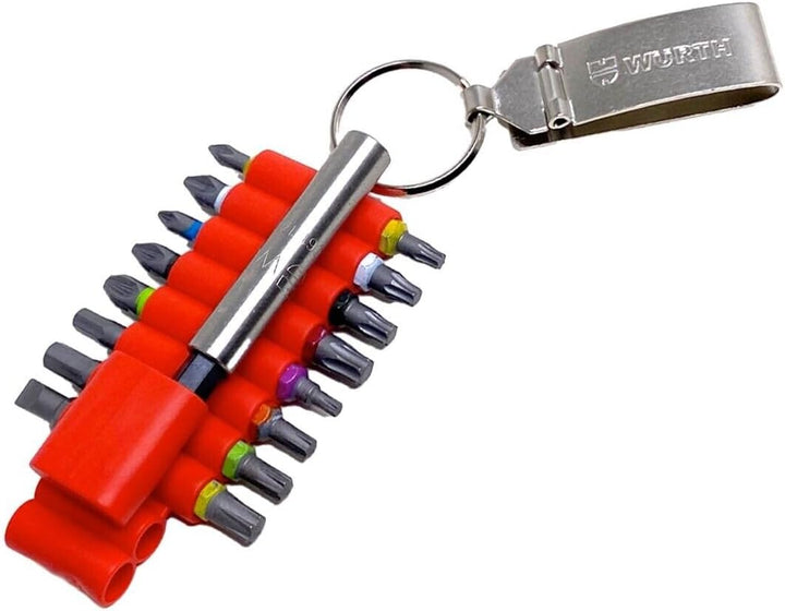 Würth BIT-SET MIT METALL-GÜRTELCLIP, 0614203