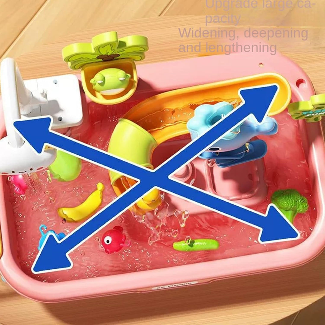 Generisch Wasserspieltisch für Kinder | Aktivitäts- und Sinnes-Spielset | 4 in 1 Spielspüle mit flie