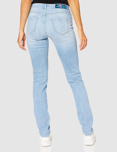 Replay Damen Faaby Rose Label Jeans 23W / 32L 010 Light Blue, 23W / 32L 010 Light Blue