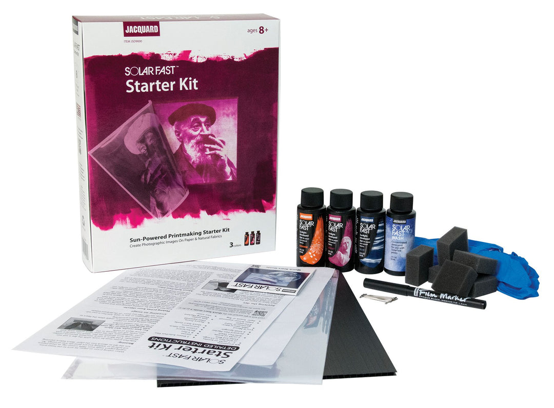 Jacquard SolarFast Kit, Papier, Leinwand, Stoff, Baumwolle, Mehrfarbig