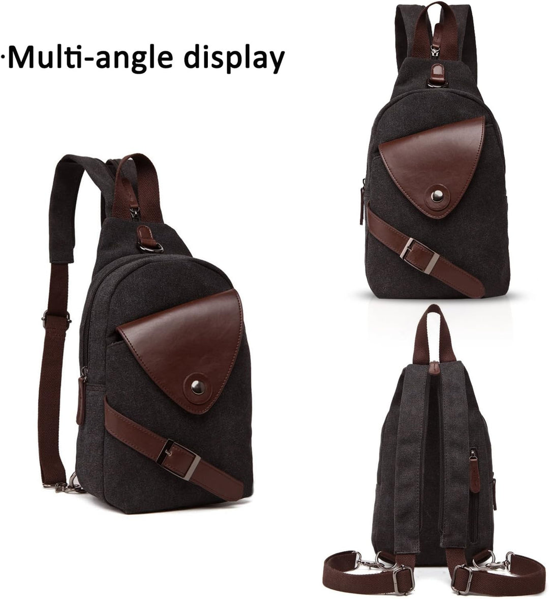 FANDARE Klassische Sling Bag Sport Rucksack Party Outdoor Tragbare Crossbody Tasche Damen/Herren Bre