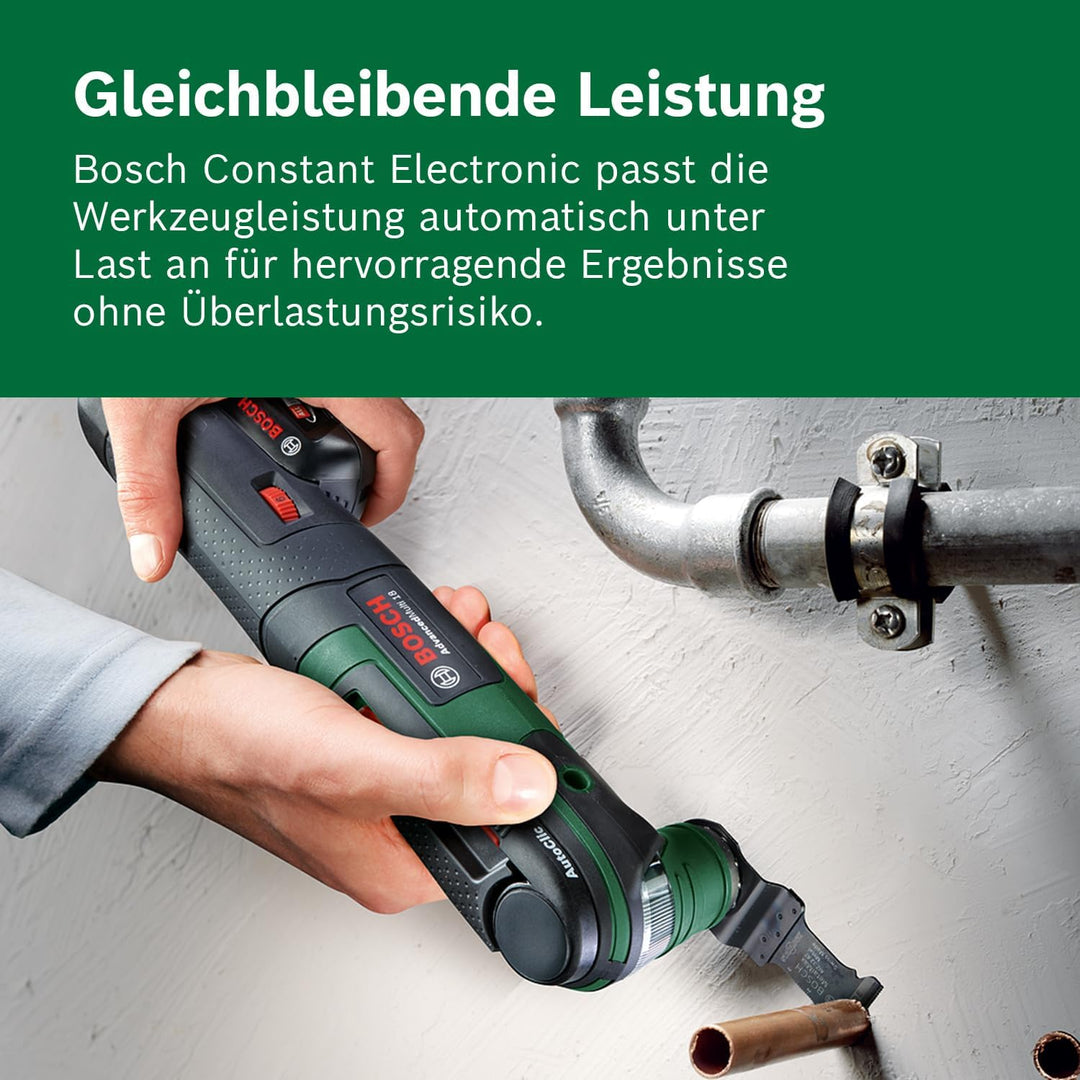 Bosch Akku Multifunktionswerkzeug AdvancedMulti 18 (1 Akku, 18 Volt System, im Koffer) Set | 1 Akku
