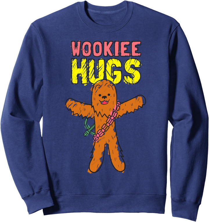 Star Wars Chewie Wookie Hugs Drawing Sweatshirt