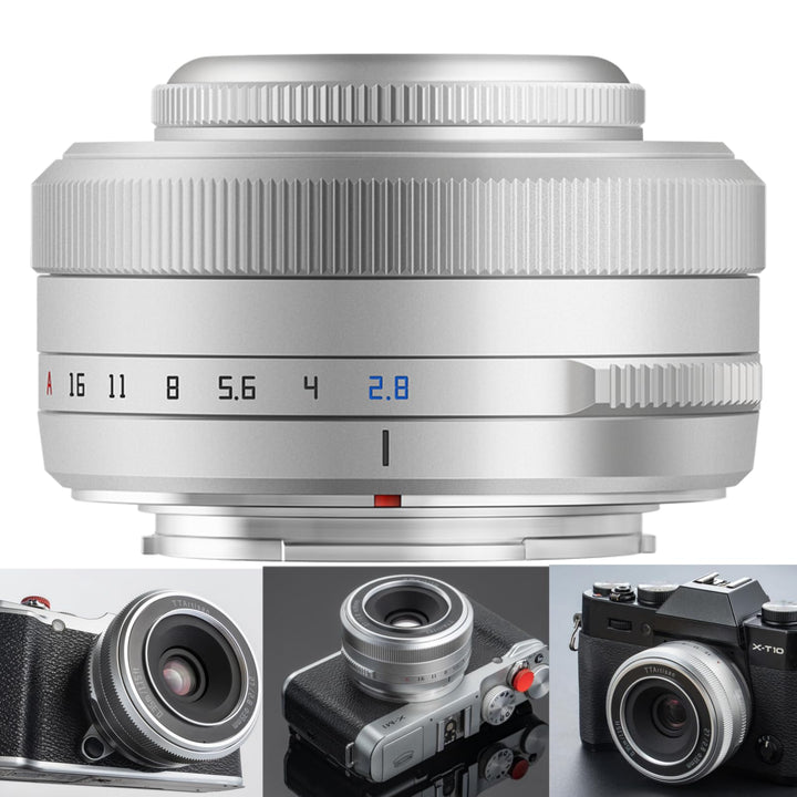 TTARTISAN AF 27mm F2.8 XF Objektiv für Fuji X Mount Kameras X-A1 X-A10 X-M1 X-T1 X-T10 X-T100 X-PR01