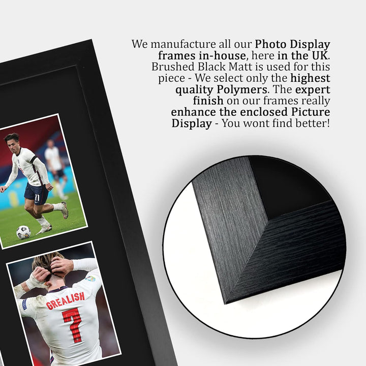HWC Trading FR A3 Jack Grealish England Geschenke Gedruckt, Signiert Autogramm Bild, Für Fussball-Fa