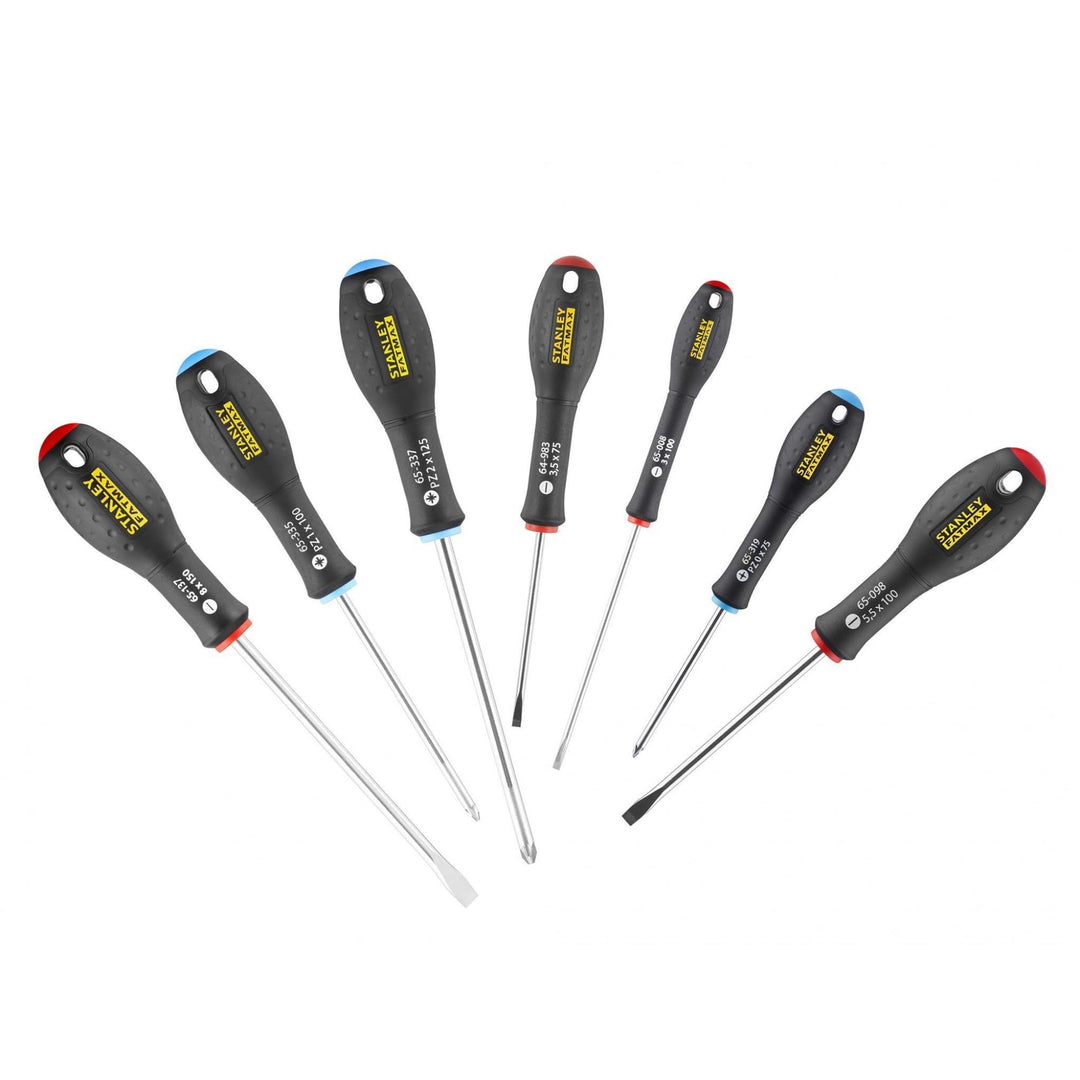 Stanley FatMax Set 7-teilig (Schlitz/Phillips/Pozidriv, Parallel 3 mm, 3,5 mm; Schlitz 8 mm, 5,5 mm;
