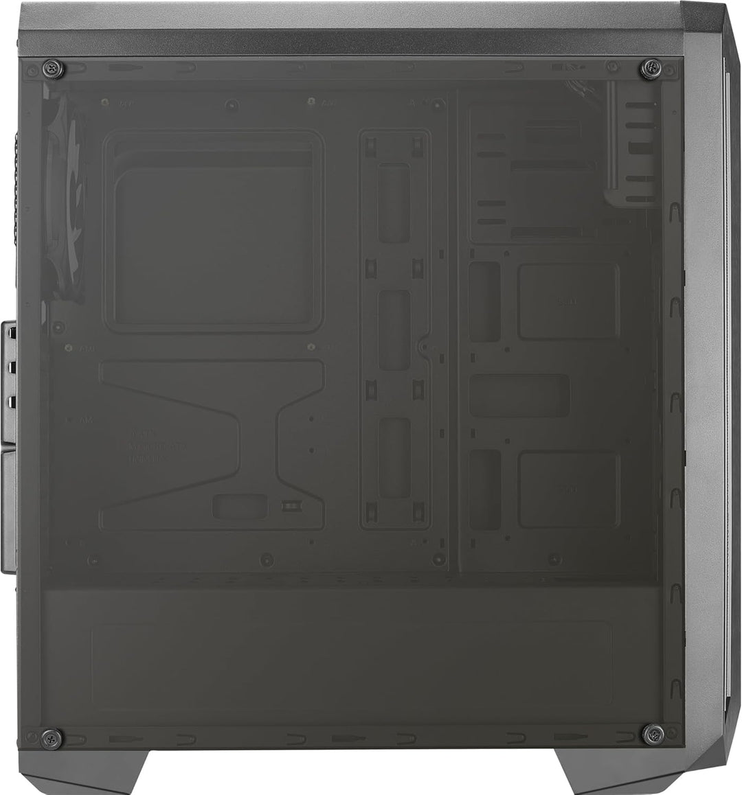 Aerocool SKYLINEV2BK, PC ATX Gehäuse, Dual Front Panel LED ARGB, ARGB 12cm Lüfter, Schwarz Schwarz S
