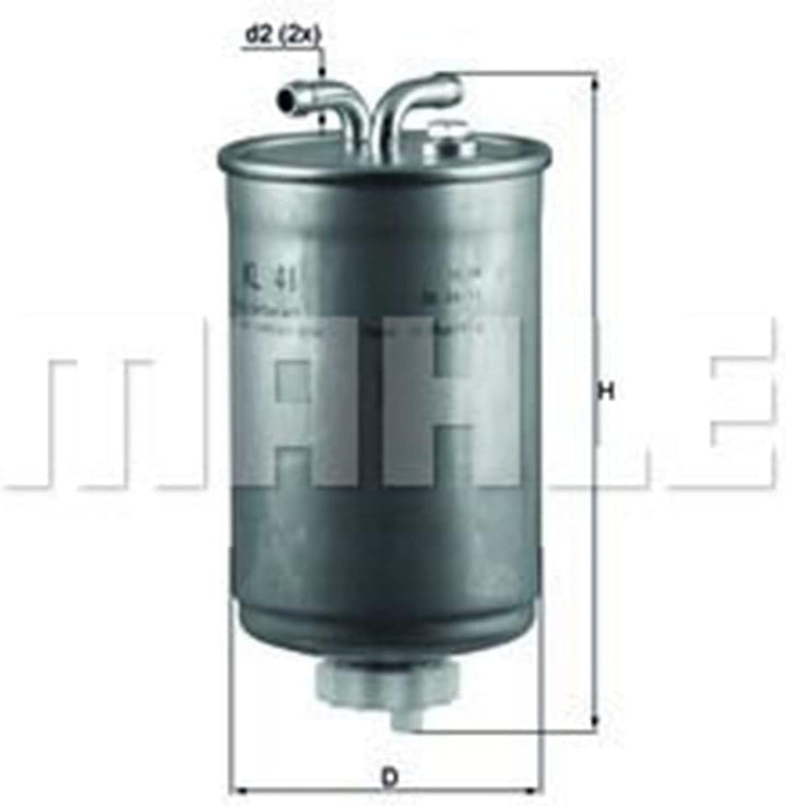 MAHLE KL 41 Kraftstofffilter Leitungsfilter u.a. passend für VW LT 28-35 I Pritsche/Fahrgestell