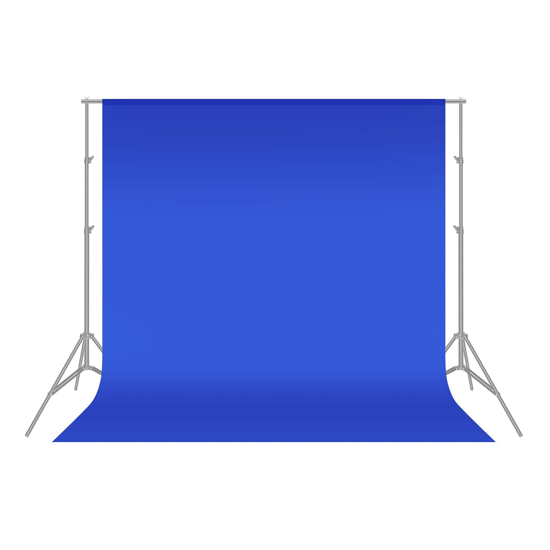 Neewer Fotostudio 100% reines Muslin Faltbare Hintergrund, 1,8 x 2,8 m 6x9' blau, 6x9' blau