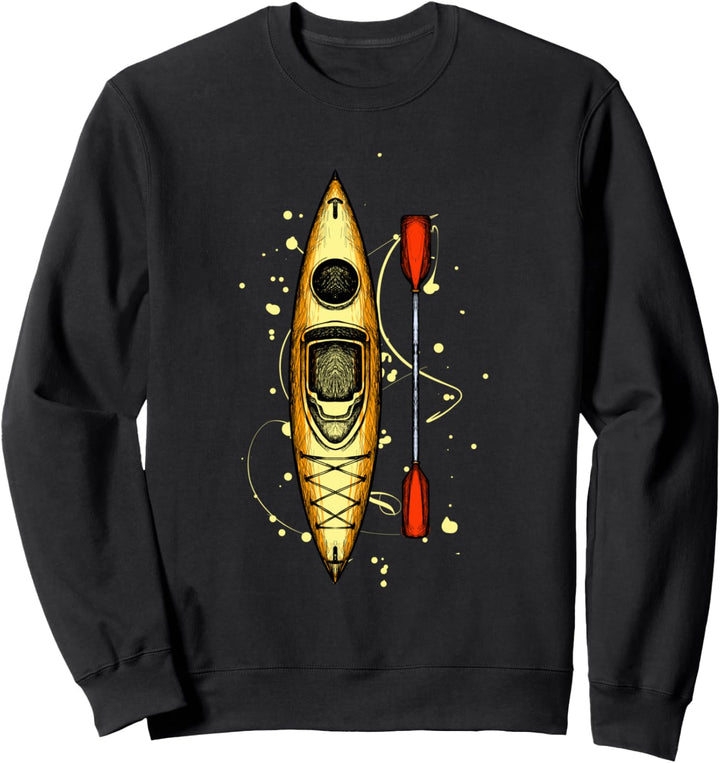 Kajak-Geschenk-Paddel-Kajak Sweatshirt