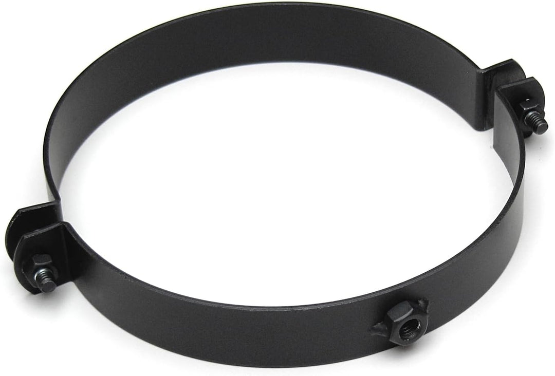 raik Ofenrohr/Rauchrohr Rohrschelle Wandbefestigung Durchmesser 130 mm Stahlblech Schwarz SH116-130-