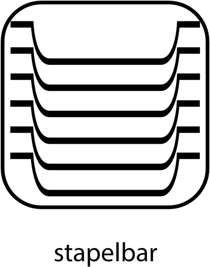 APS 81706 GN 2/3 Behälter, rostfreier Gastronormbehälter Edelstahl, Abmessungen 325 x 355 mm/Höhe 15