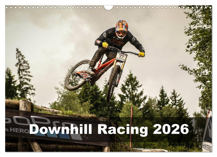 Downhill Racing 2026 (Wandkalender 2026 DIN A3 quer), CALVENDO Monatskalender: farbig, actionreich,