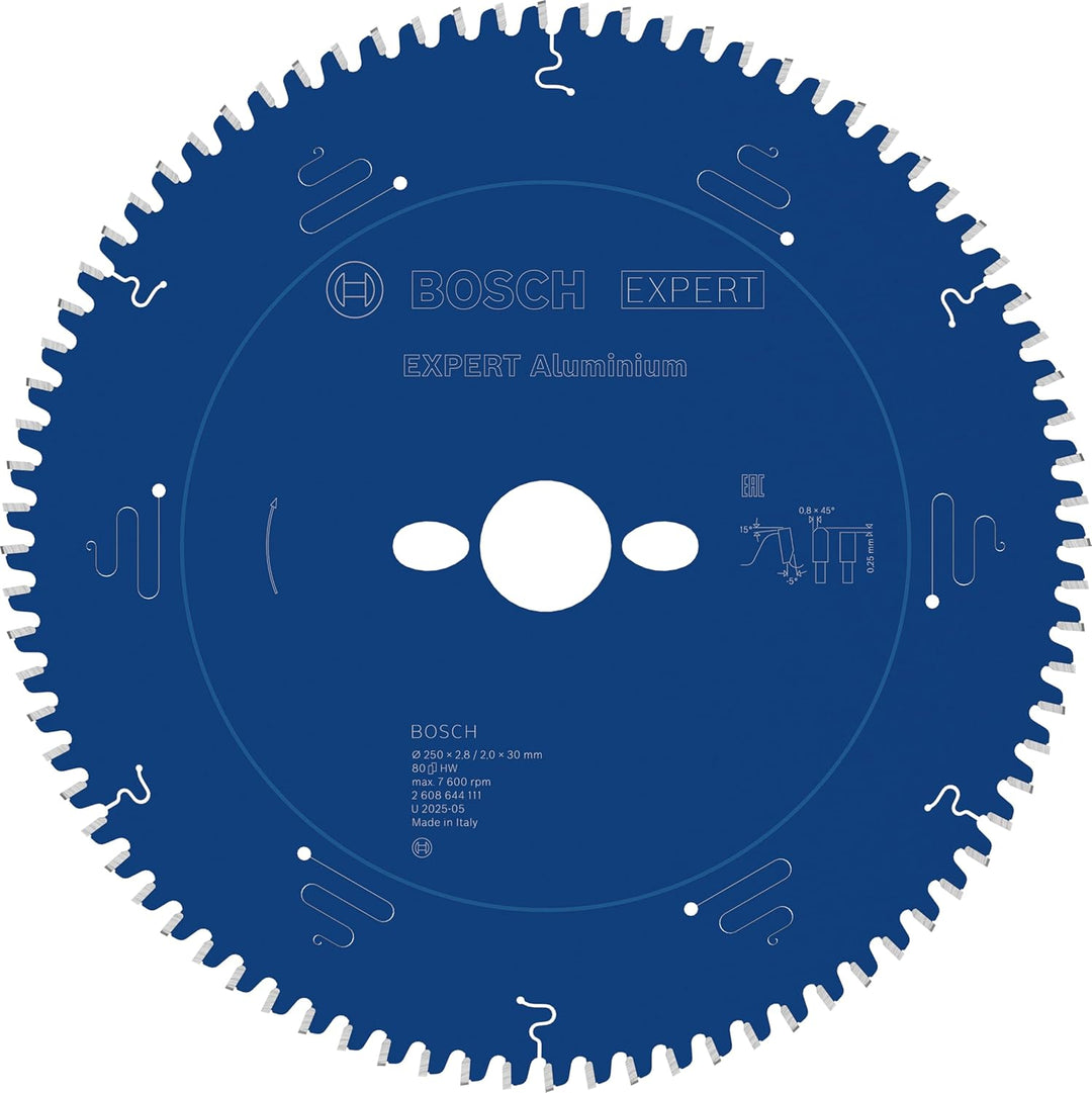 Bosch Accessories Bosch Professional 1x Kreissägeblatt Expert for Aluminium (für Aluminium, Sägeblat