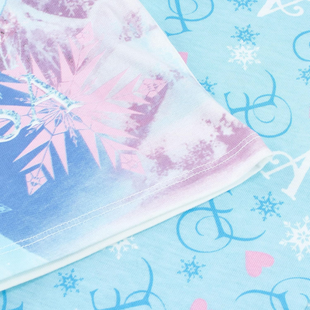 Disney Schlafanzug für Mädchen | Pyjama-Sets ELSA Eiskönigin | Frozen Pyjama Langarm | Prinzessin Py