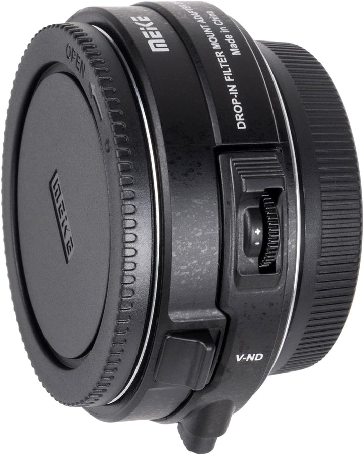 MK-EFTM-C Drop-In Aufsteckfilter, Mount-Adapter von Meike für Canon EF auf Canon EOS M, Inkl. variab