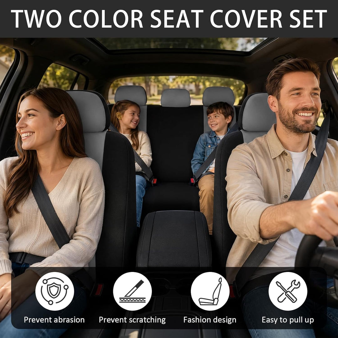 Universal Autositzbezüge Set, Autositzbezüge, Sitzbezüge Auto Für 5 Sitzer, Schonbezüge für Autositz