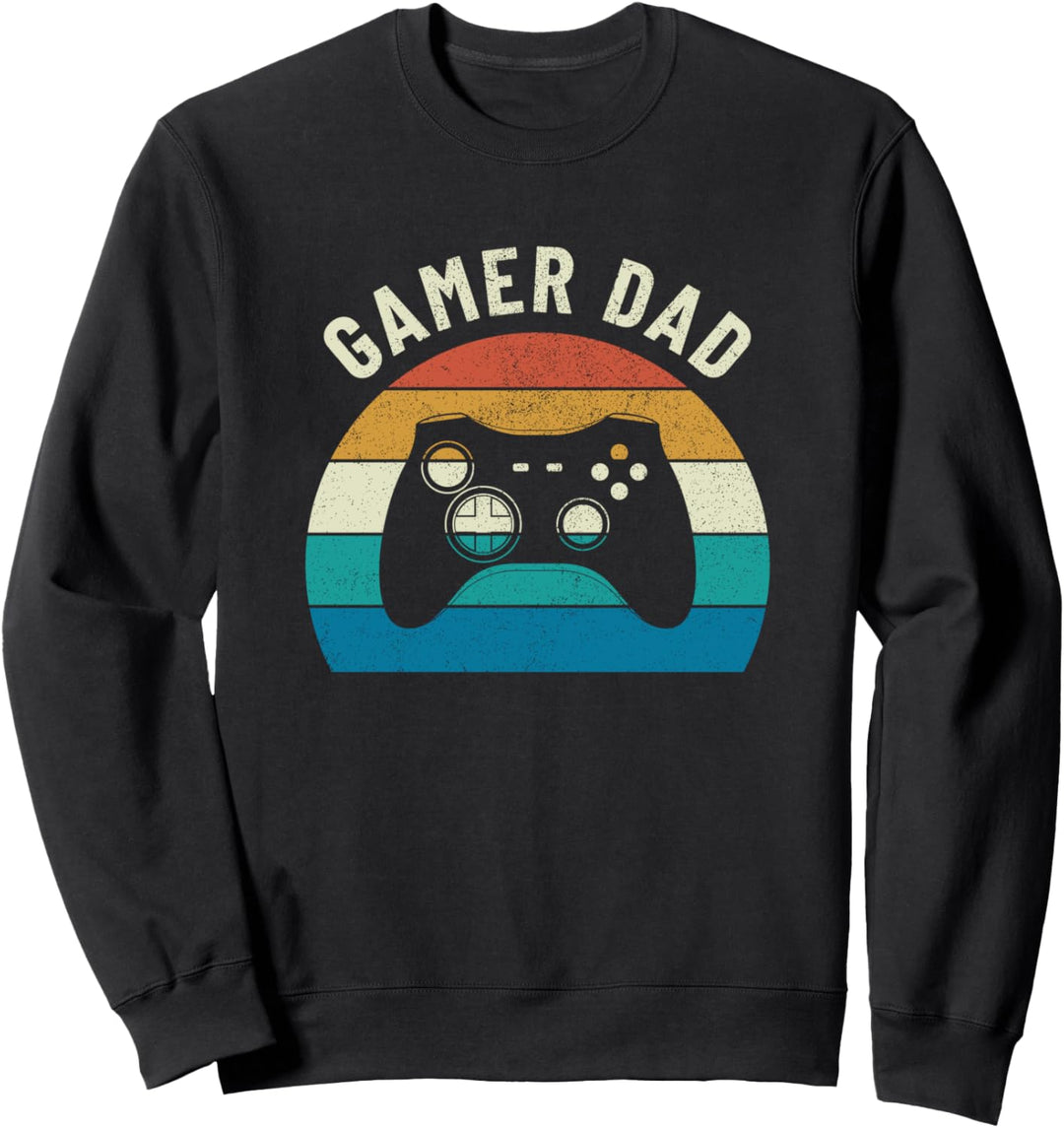 Gamer Dad Videospiel Gaming Vater Vintage Sweatshirt