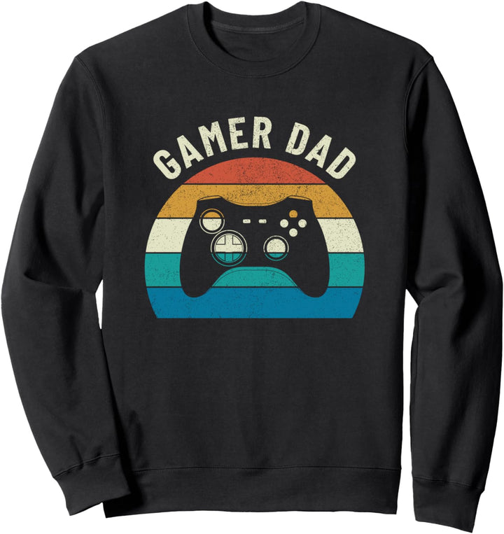 Gamer Dad Videospiel Gaming Vater Vintage Sweatshirt