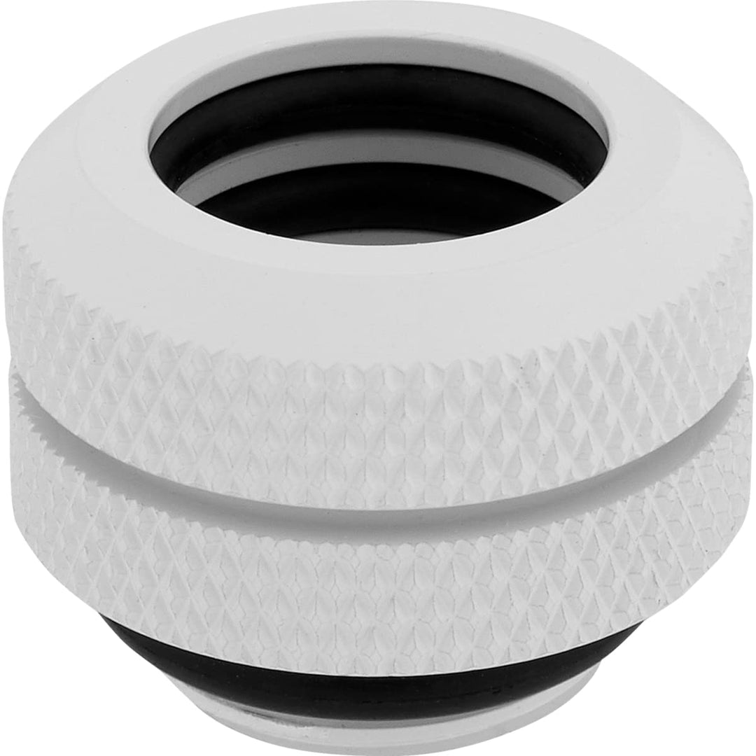Corsair Hydro X Series XF Hardline-Anschluss, AD 12 mm, Viererpack, Weiss, One size 12mm Weiss, 12mm