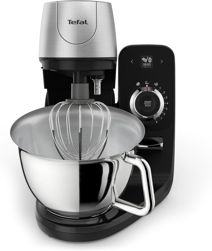Tefal Coach Küchenmaschine, 1200 W, 8 Auto-Programme, inkl. Back-Zubehör und App, personalisiertes E