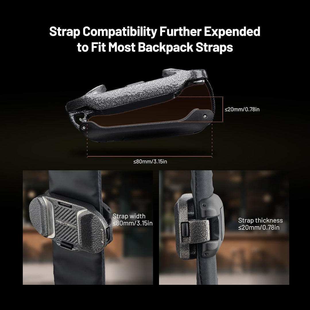 PGYTECH Beetle Kamera Clip V2 (Nur Clip) mit Platte Schnellwechselsystem für Sony, Nikon, Fuji, DSLR