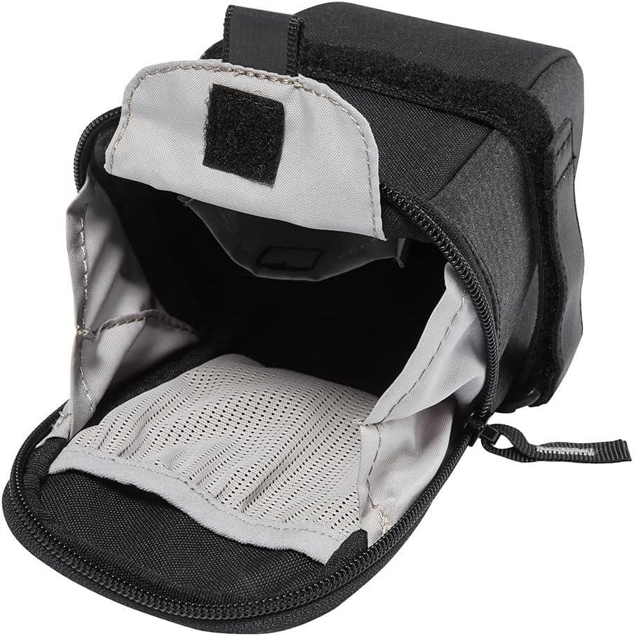 VAUDE Race Light XL Luminum - Satteltasche Fahrrad - mit Klettbefestigung - reflektierend Schwarz, S